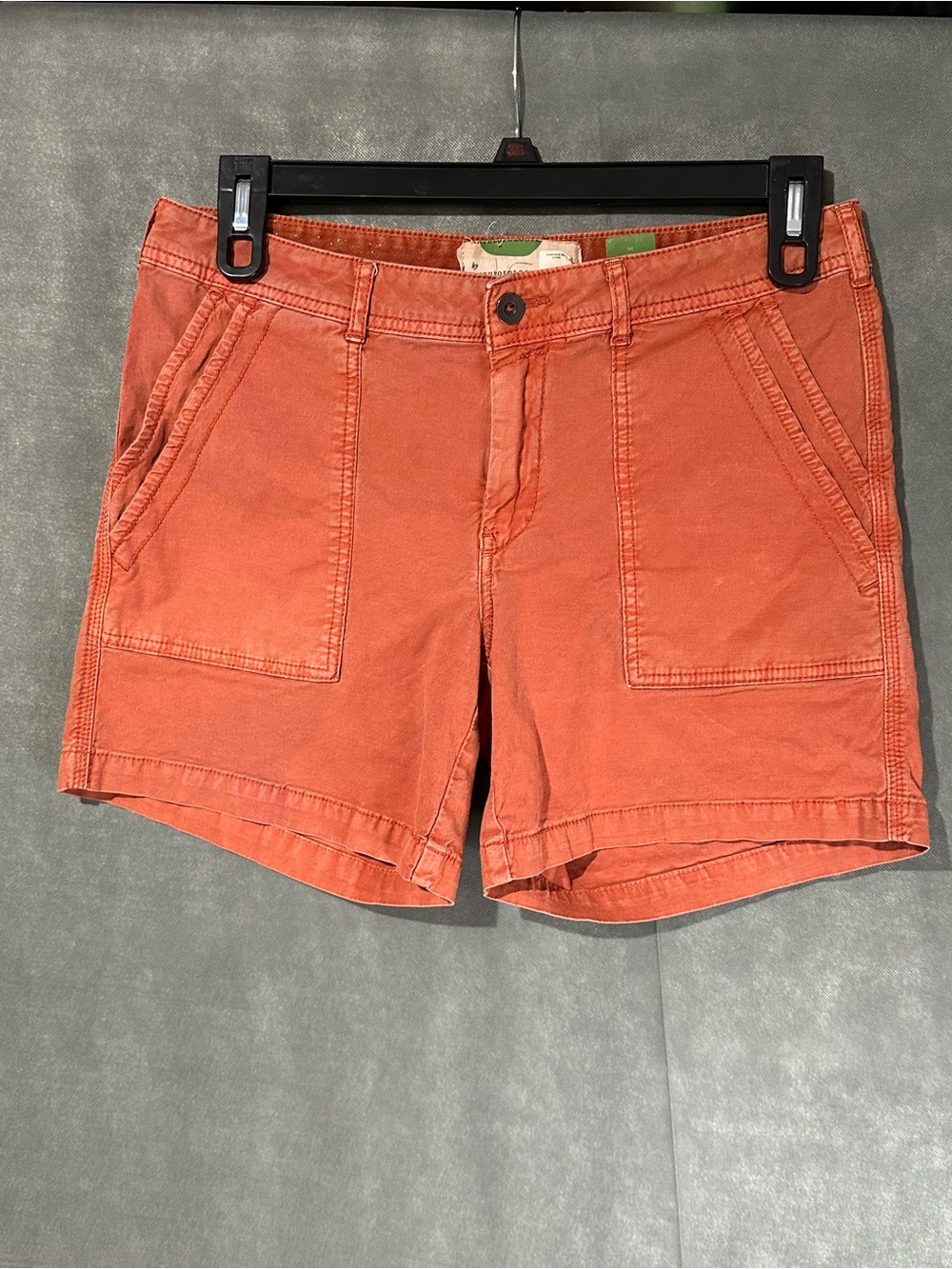 Anthropologie Terra Cotta Utility Shorts Size 28